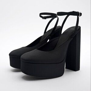 Zara Ankle Strap Platform Shoes